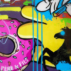 Pop Panel - Bam Bam - Original - SOLD by artist Lhouette - Wyecliffe Galleries