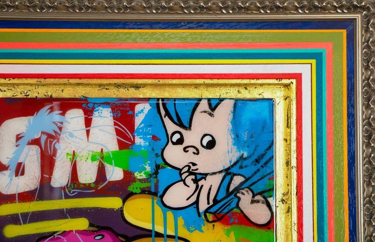 Pop Panel - Bam Bam - Original - SOLD by artist Lhouette - Wyecliffe Galleries