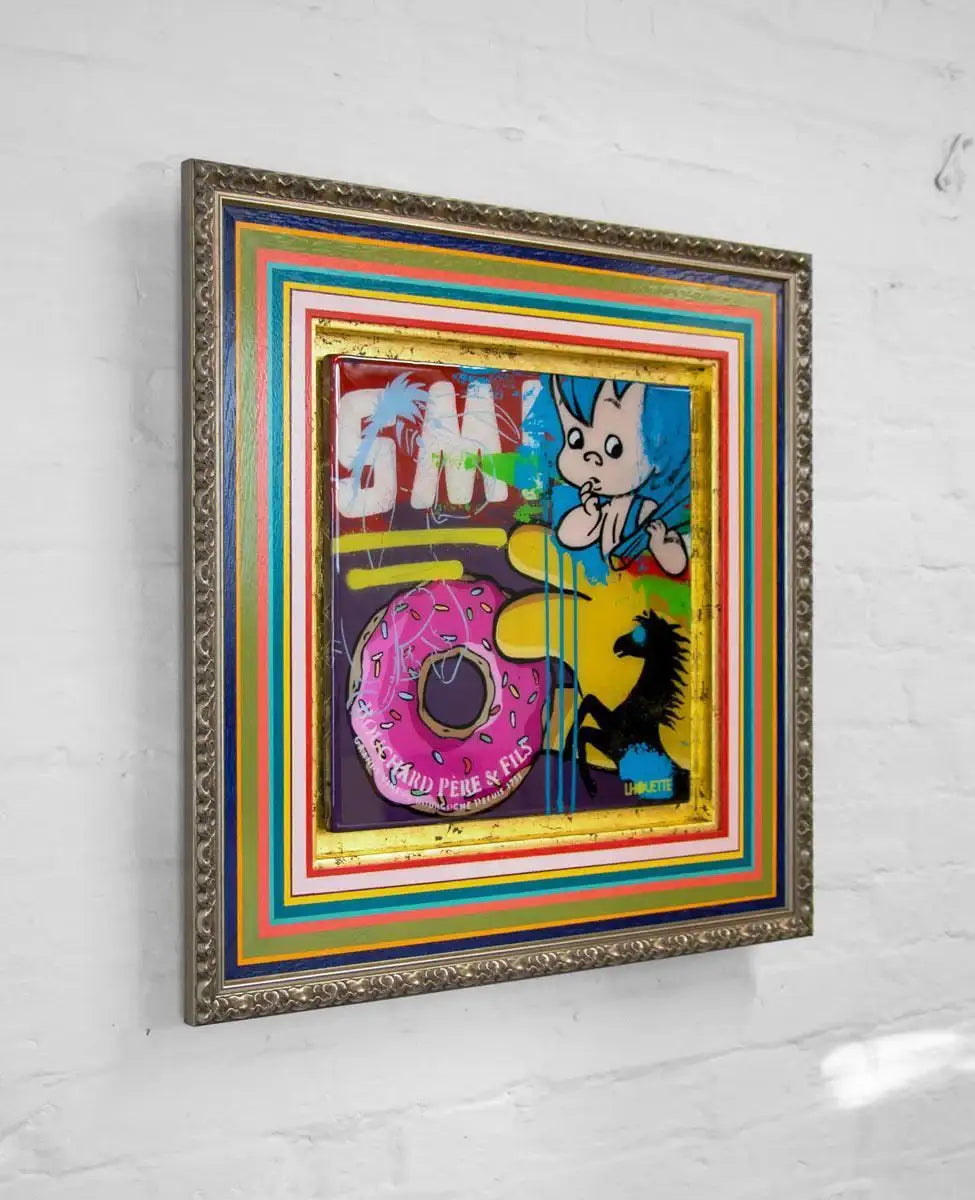 Pop Panel - Bam Bam - Original - SOLD by artist Lhouette - Wyecliffe Galleries