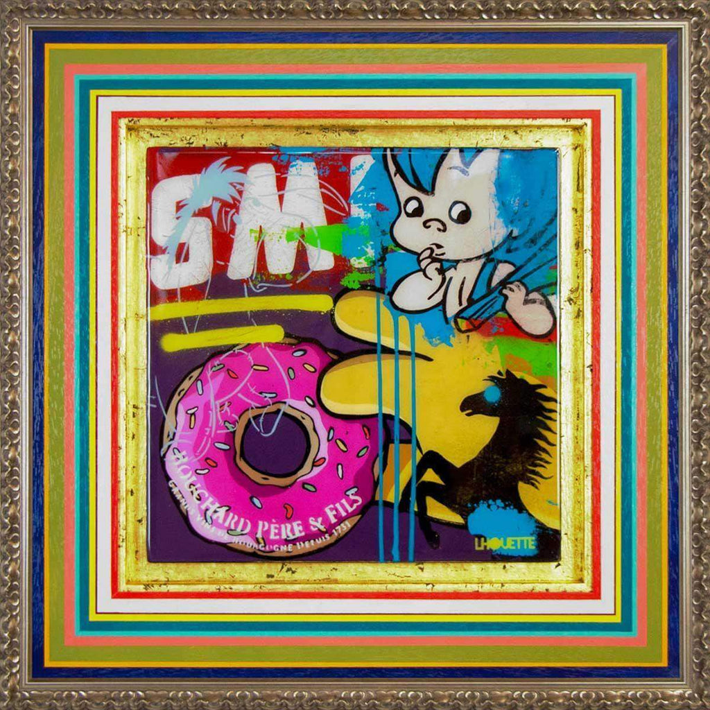 Pop Panel - Bam Bam - Original - SOLD by artist Lhouette - Wyecliffe Galleries