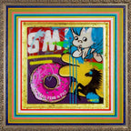 Pop Panel - Bam Bam - Original - SOLD by artist Lhouette - Wyecliffe Galleries