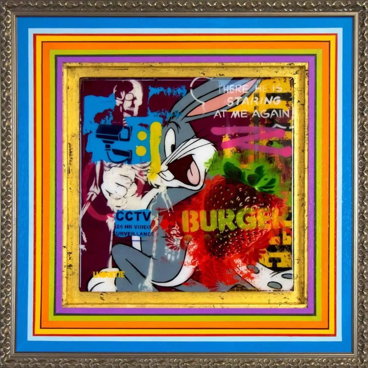 Pop Panel - Bugs Bunny - Original - SOLD by artist Lhouette - Wyecliffe Galleries