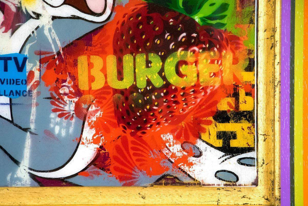 Pop Panel - Bugs Bunny - Original - SOLD by artist Lhouette - Wyecliffe Galleries