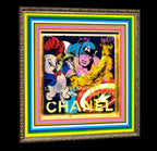 Pop Panel - Captain America - Original - SOLD by artist Lhouette - Wyecliffe Galleries