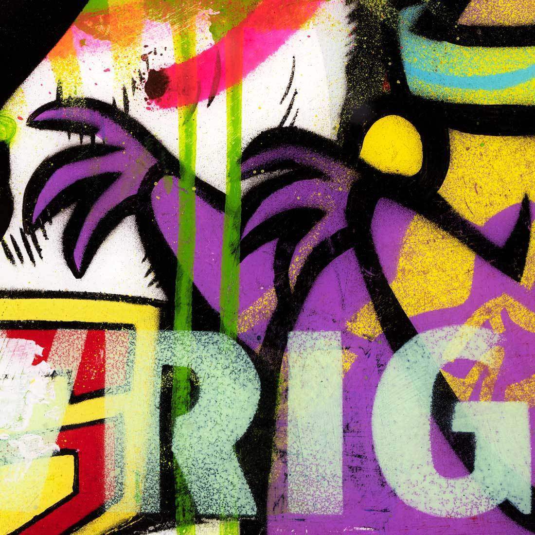 Pop Panel - Dino - Original - SOLD by artist Lhouette - Wyecliffe Galleries