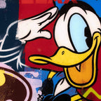 Pop Panel - Donald & Chihiro - Original - SOLD by artist Lhouette - Wyecliffe Galleries