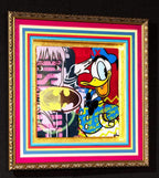 Pop Panel - Donald & Chihiro - Original - SOLD by artist Lhouette - Wyecliffe Galleries