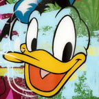 Pop Panel - Donald Duck - Original - SOLD by artist Lhouette - Wyecliffe Galleries