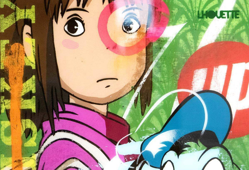 Pop Panel - Donald Duck - Original - SOLD by artist Lhouette - Wyecliffe Galleries