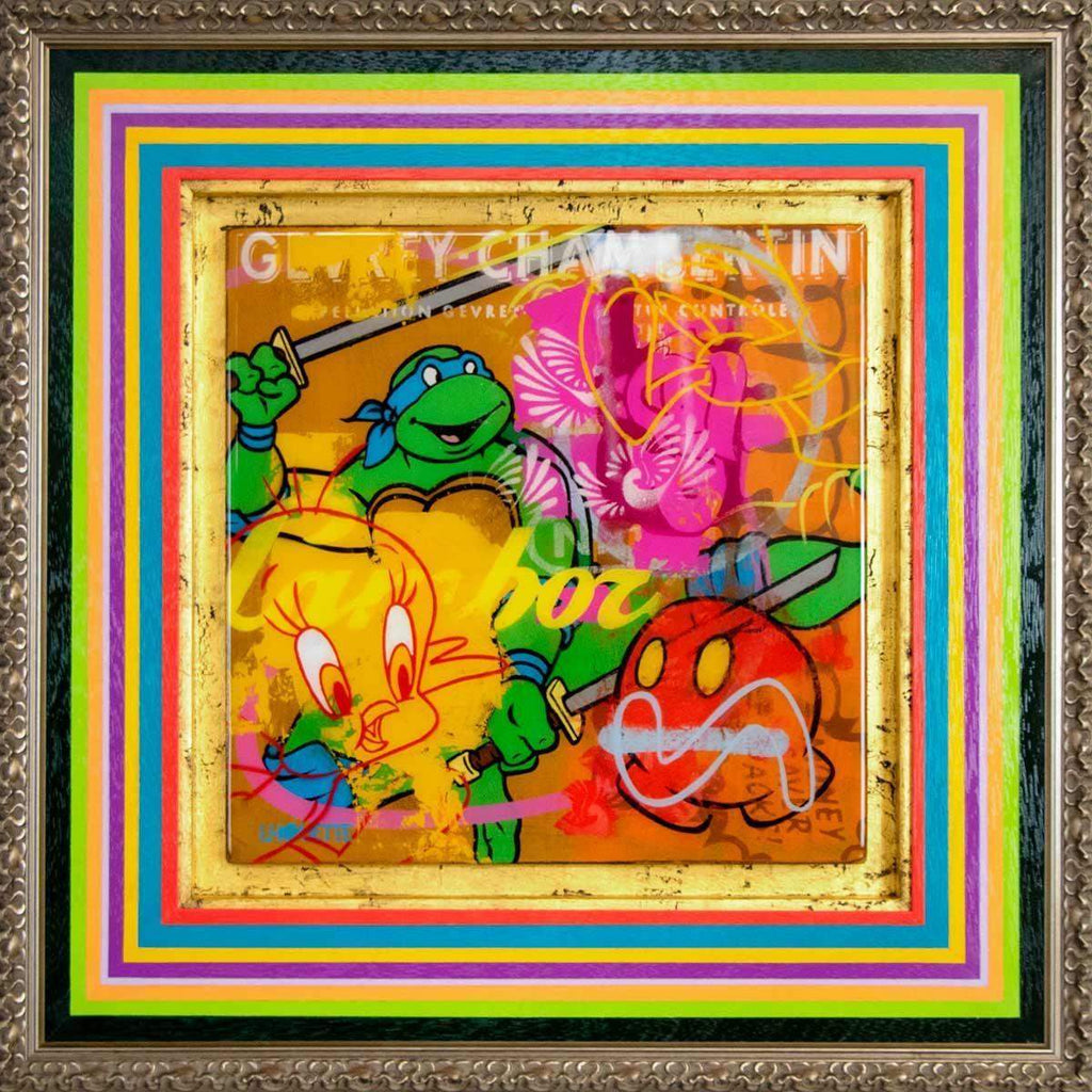 Pop Panel - Leonardo - Original - SOLD by artist Lhouette - Wyecliffe Galleries