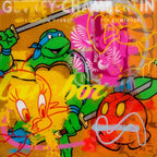 Pop Panel - Leonardo - Original - SOLD by artist Lhouette - Wyecliffe Galleries