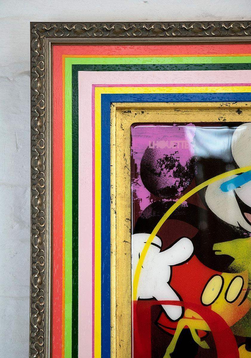 Pop Panel - Mickey Mouse - Original - SOLD by artist Lhouette - Wyecliffe Galleries