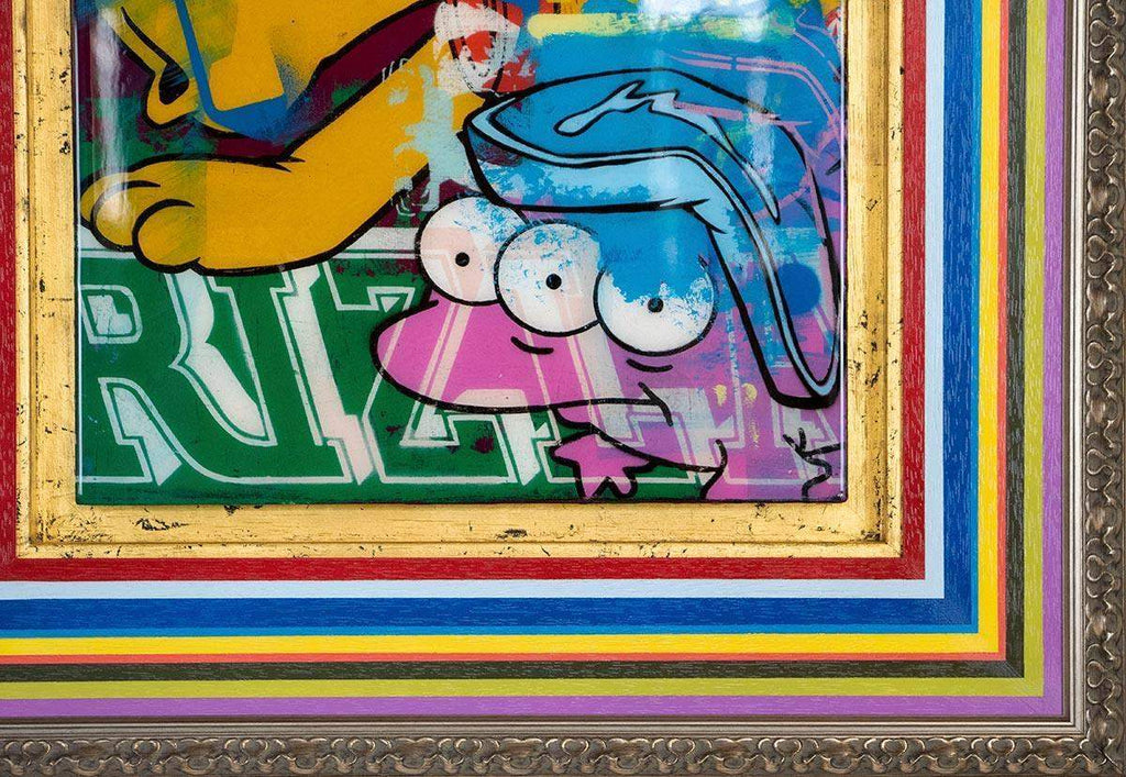 Pop Panel - Pluto - Original - SOLD by artist Lhouette - Wyecliffe Galleries