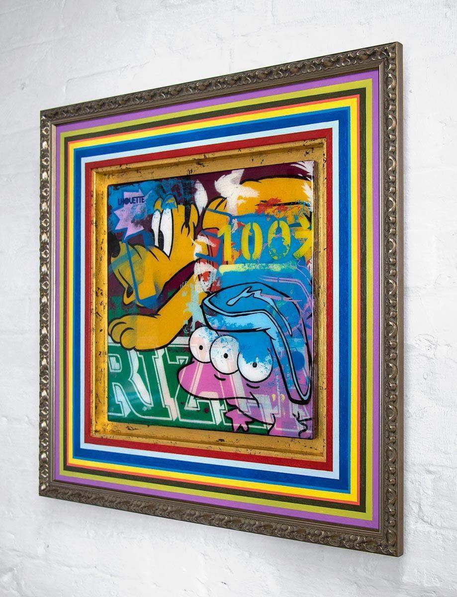 Pop Panel - Pluto - Original - SOLD by artist Lhouette - Wyecliffe Galleries