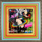 Pop Panel - Popeye - Original - SOLD by artist Lhouette - Wyecliffe Galleries