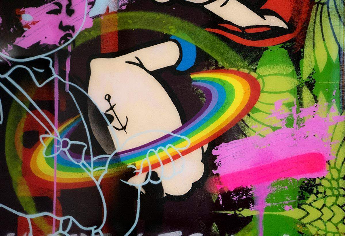 Pop Panel - Popeye - Original - SOLD by artist Lhouette - Wyecliffe Galleries