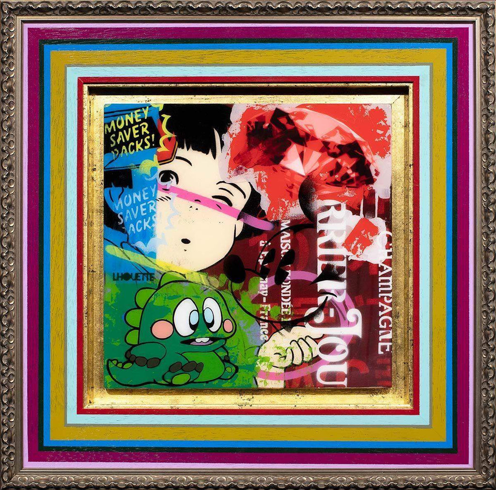 Pop Panel - Setsuko - Original - SOLD by artist Lhouette - Wyecliffe Galleries