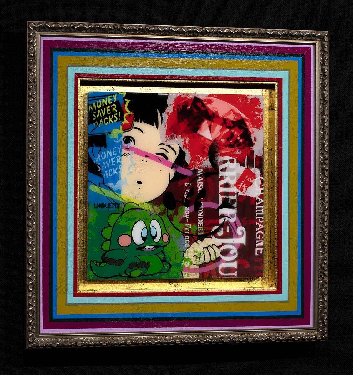 Pop Panel - Setsuko - Original - SOLD by artist Lhouette - Wyecliffe Galleries