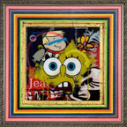 Pop Panel - Sponge Bob - Original - SOLD by artist Lhouette - Wyecliffe Galleries