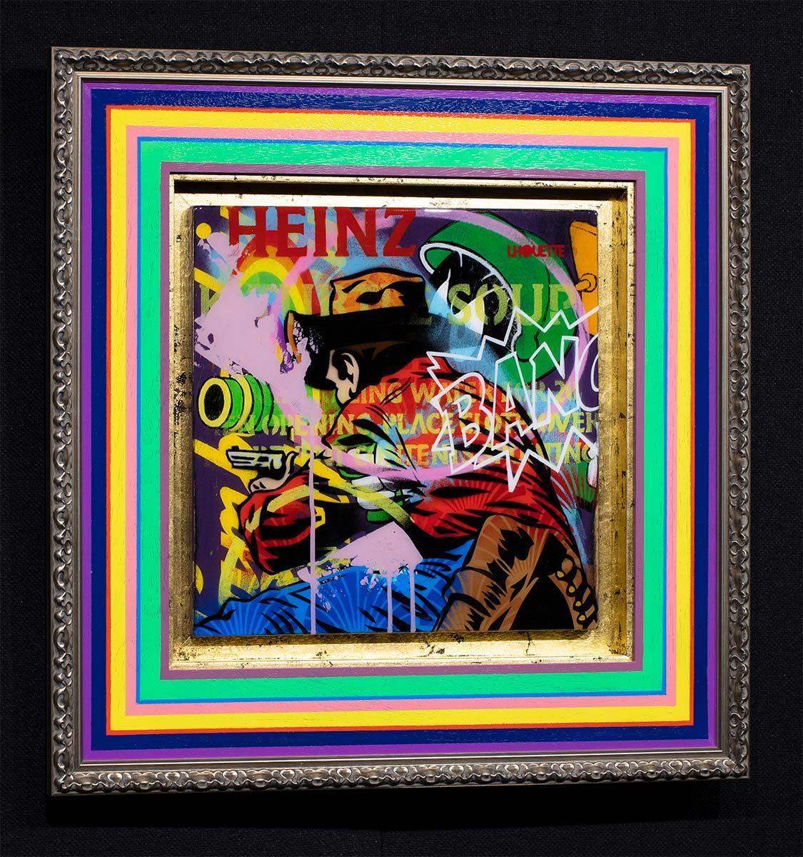 Pop Panel - Tex - Original - SOLD by artist Lhouette - Wyecliffe Galleries