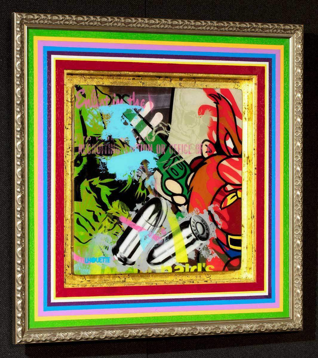 Pop Panel - Yosemite Sam - Original - SOLD by artist Lhouette - Wyecliffe Galleries