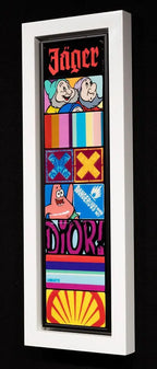 Pop Tiles I - Original - SOLD by artist Lhouette - Wyecliffe Galleries