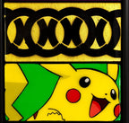 Pop Tiles II - Original - SOLD by artist Lhouette - Wyecliffe Galleries