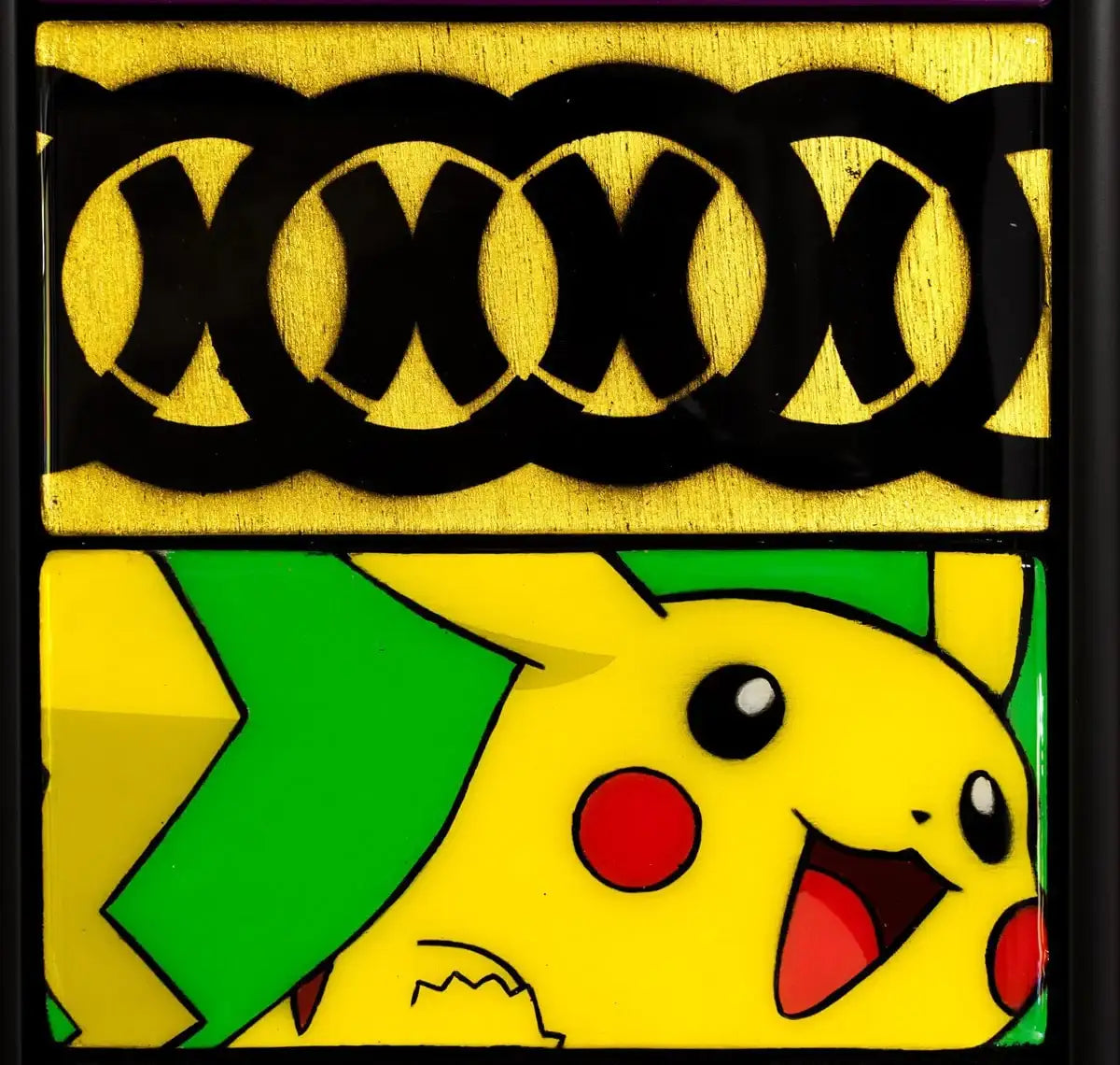 Pop Tiles II - Original - SOLD by artist Lhouette - Wyecliffe Galleries