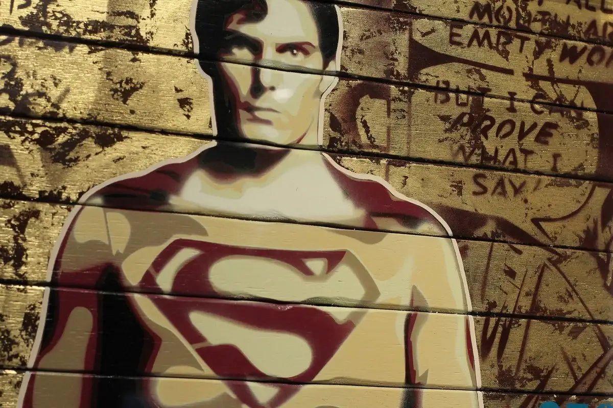 Reeve (Gold) - Original - SOLD by artist Lhouette - Wyecliffe Galleries