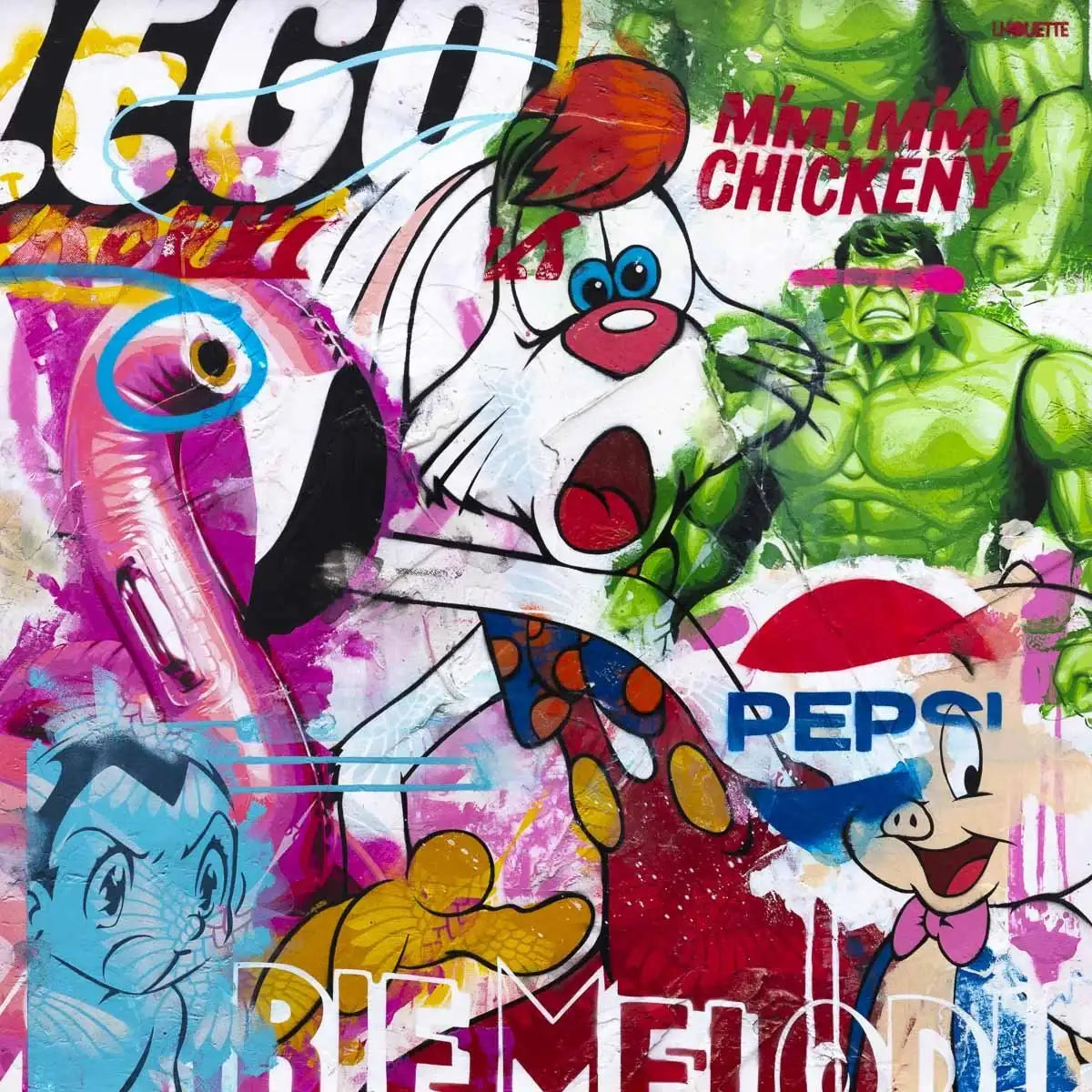 Roger That - Original - SOLD by artist Lhouette - Wyecliffe Galleries