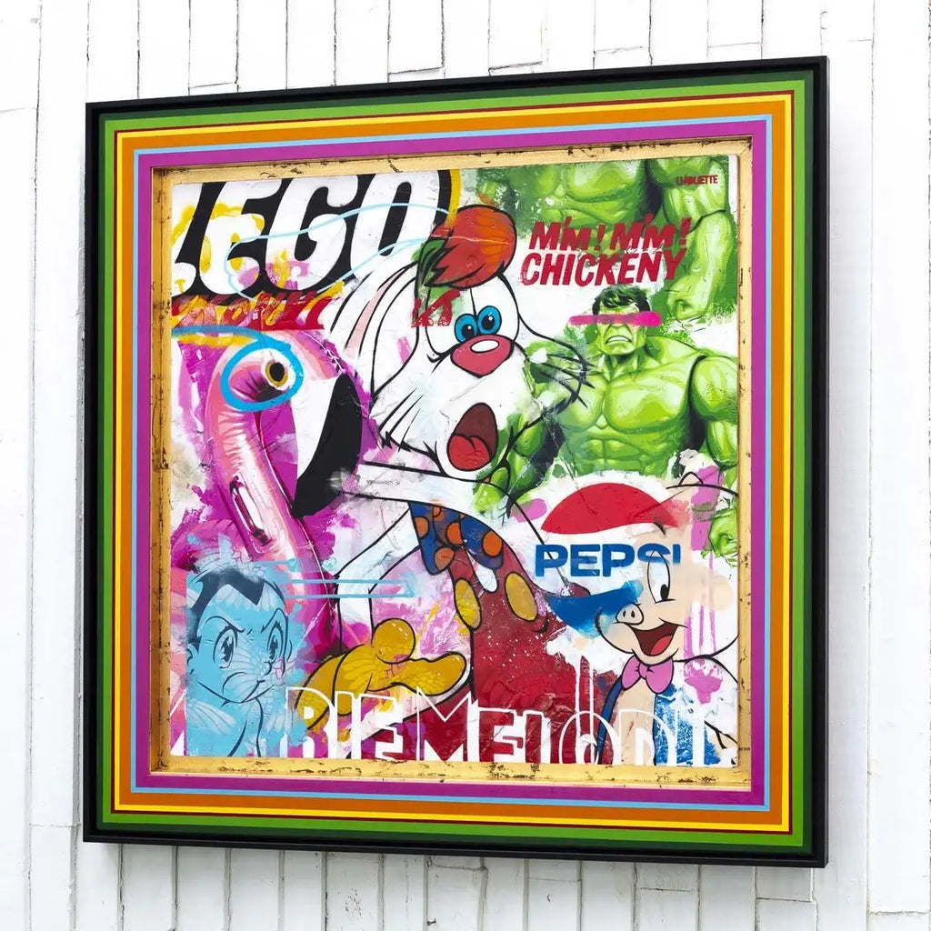 Roger That - Original - SOLD by artist Lhouette - Wyecliffe Galleries