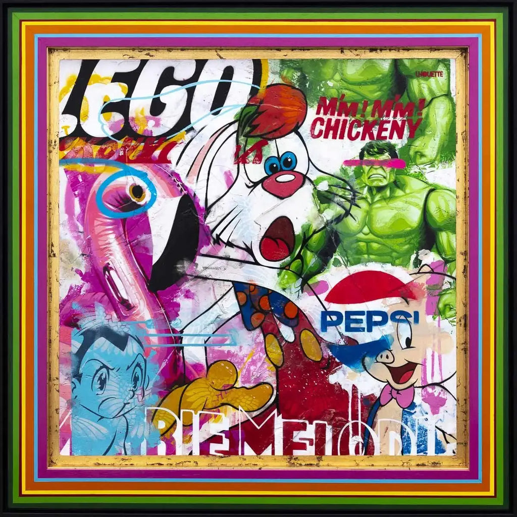 Roger That - Original - SOLD by artist Lhouette - Wyecliffe Galleries