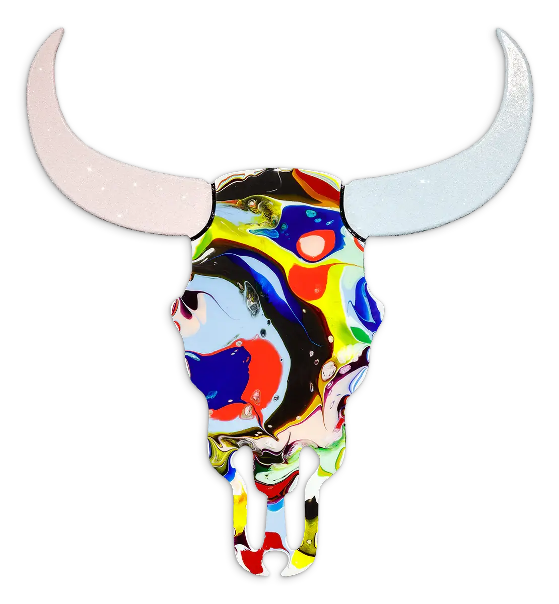 Sexy Beast - Marbled Wall Sculpture - SOLD by artist Lhouette - Wyecliffe Galleries