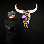 Sexy Beast - Marbled Wall Sculpture - SOLD by artist Lhouette - Wyecliffe Galleries