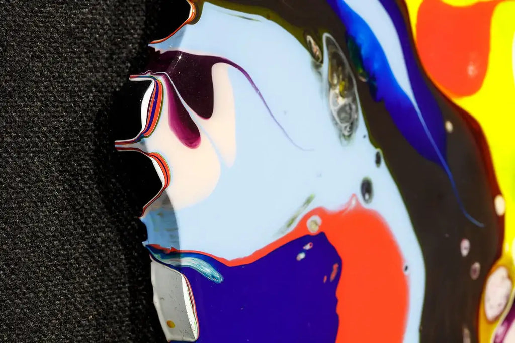 Sexy Beast - Marbled Wall Sculpture - SOLD by artist Lhouette - Wyecliffe Galleries