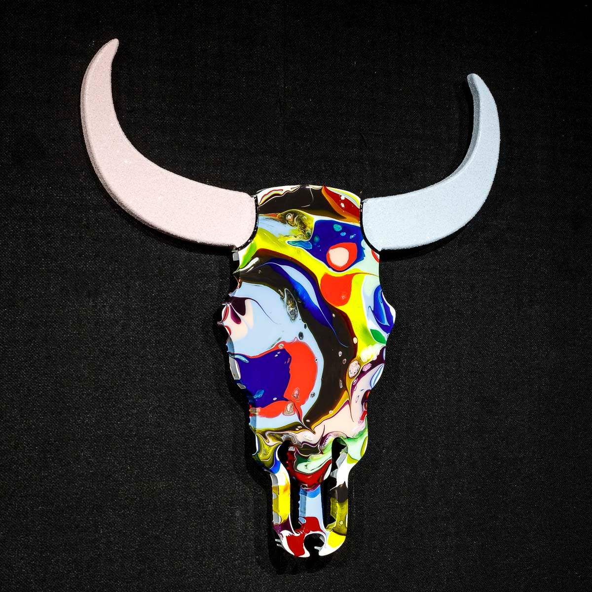 Sexy Beast - Marbled Wall Sculpture - SOLD by artist Lhouette - Wyecliffe Galleries