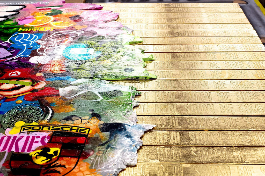 Show Me Something Real - Original - SOLD by artist Lhouette - Wyecliffe Galleries