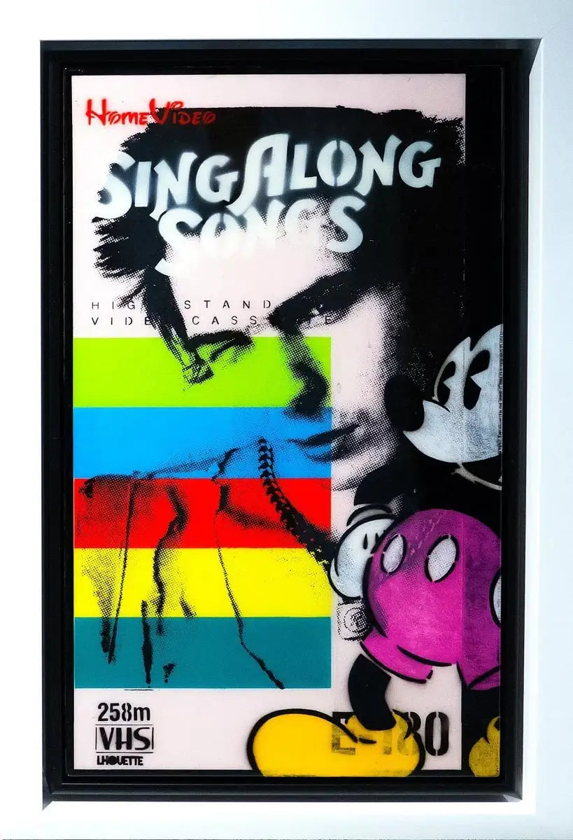 Sing Along Sid I - Video Heaven - Original - SOLD by artist Lhouette - Wyecliffe Galleries