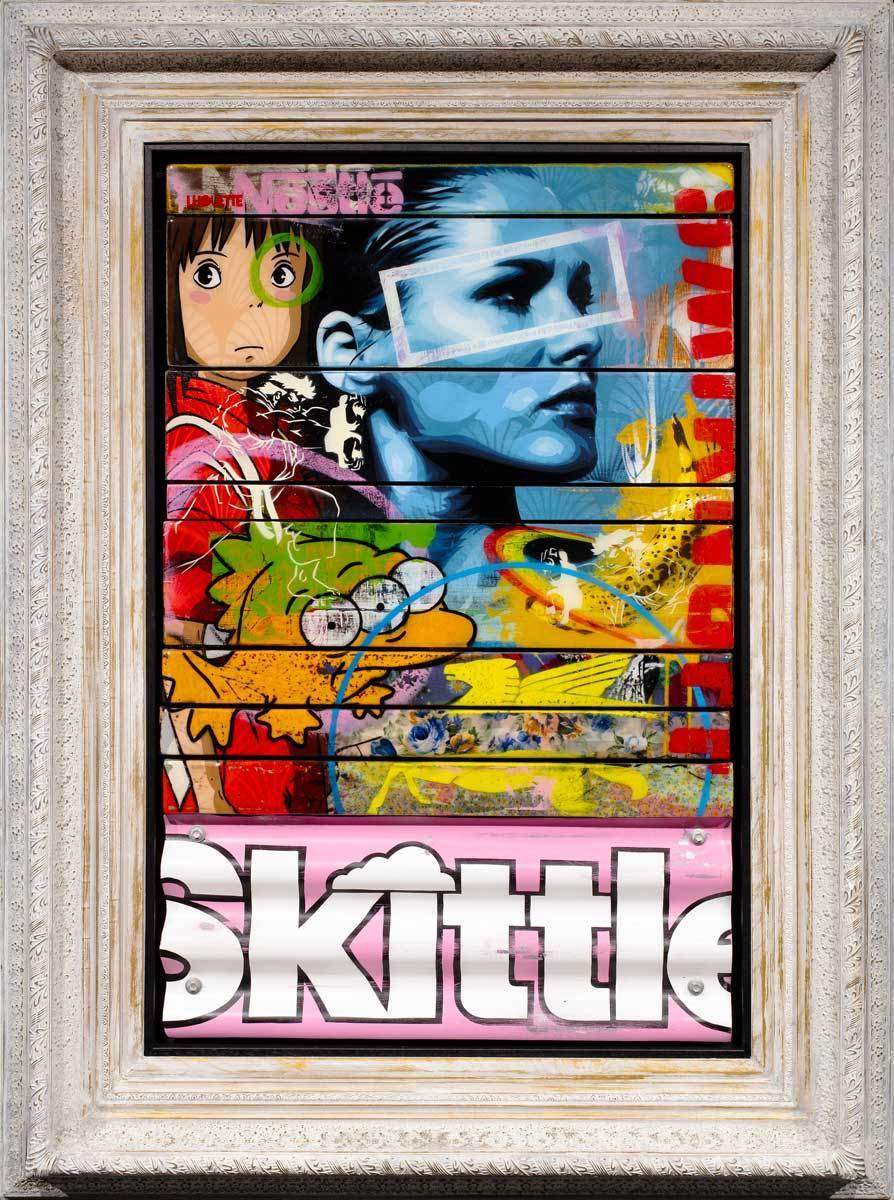 Skittles - Lost and Found - SOLD by artist Lhouette - Wyecliffe Galleries