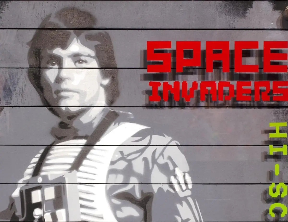 Skywalker Mini Pallet Star Wars - Original - SOLD by artist Lhouette - Wyecliffe Galleries