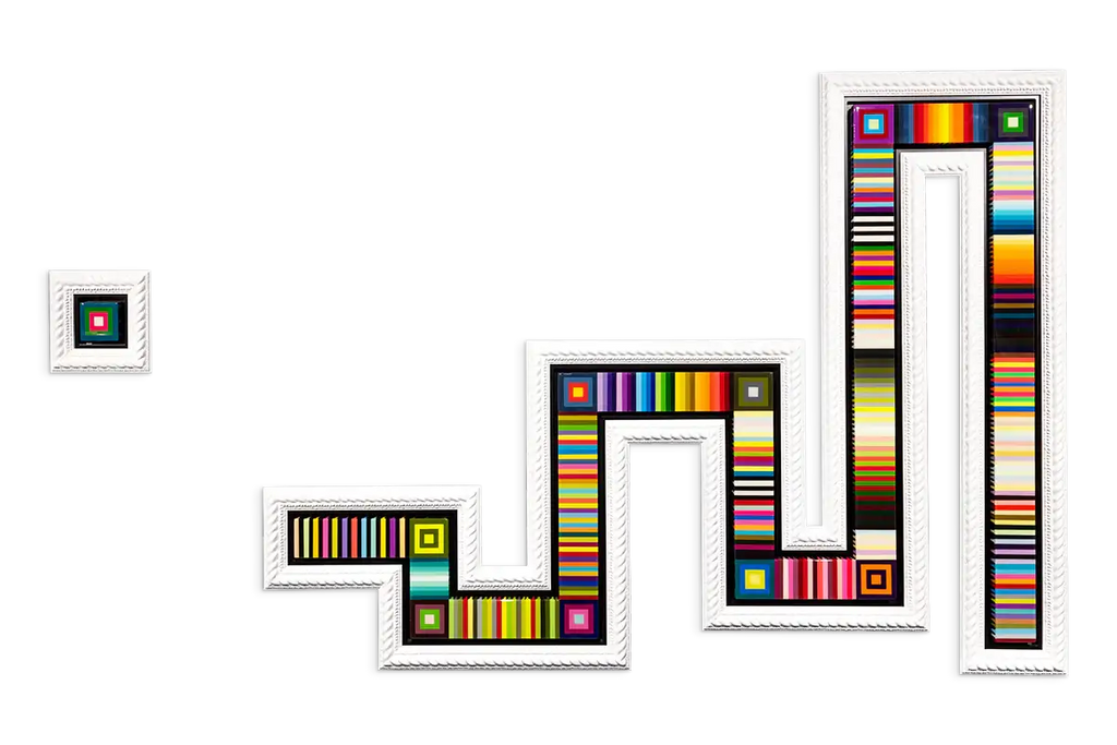 Snake - Wall Sculpture - SOLD by artist Lhouette - Wyecliffe Galleries