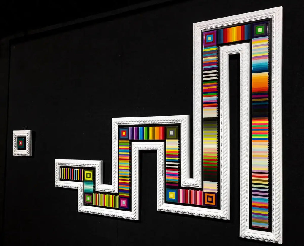 Snake - Wall Sculpture - SOLD by artist Lhouette - Wyecliffe Galleries