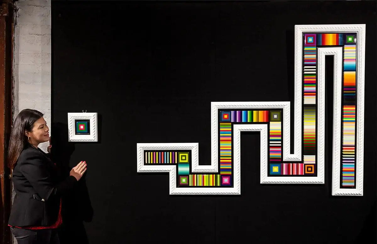 Snake - Wall Sculpture - SOLD by artist Lhouette - Wyecliffe Galleries