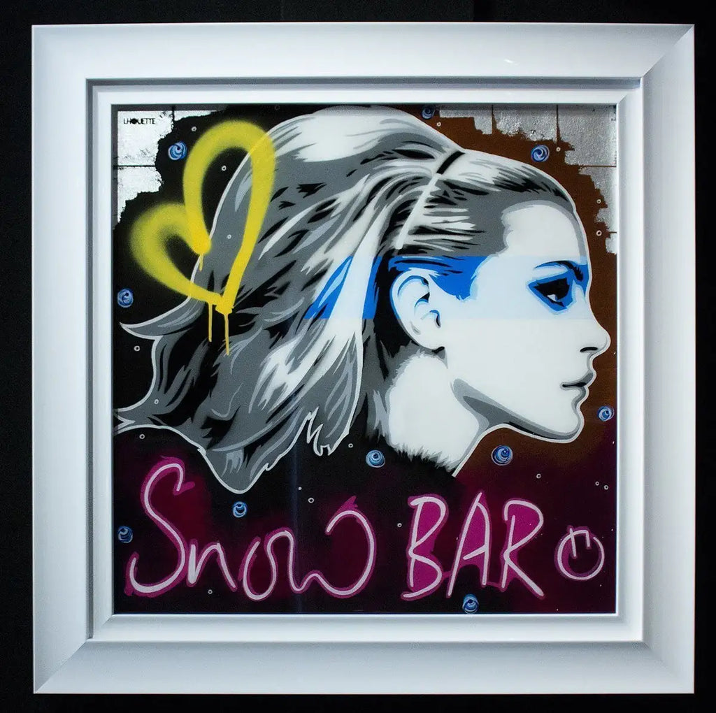 Snow Bar - SOLD by artist Lhouette - Wyecliffe Galleries