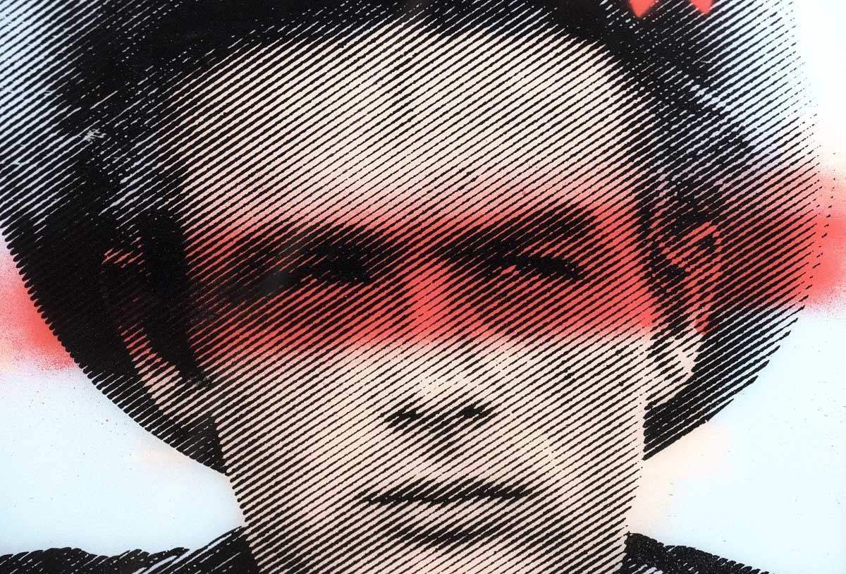 Stranger I - Video Heaven - Original - SOLD by artist Lhouette - Wyecliffe Galleries