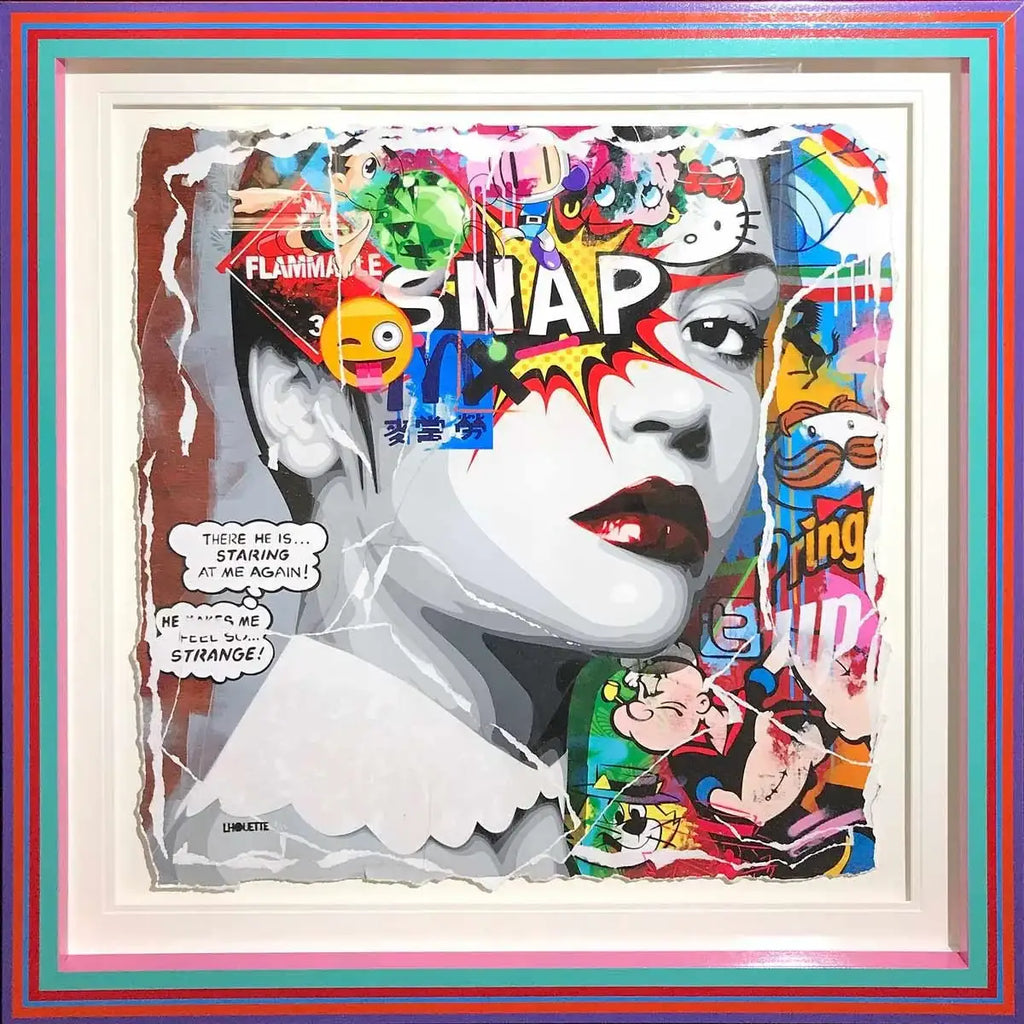 Stranger - Edition - SOLD OUT by artist Lhouette - Wyecliffe Galleries