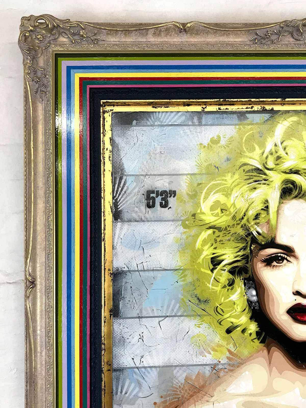 Strike Opposed - Original - SOLD by artist Lhouette - Wyecliffe Galleries