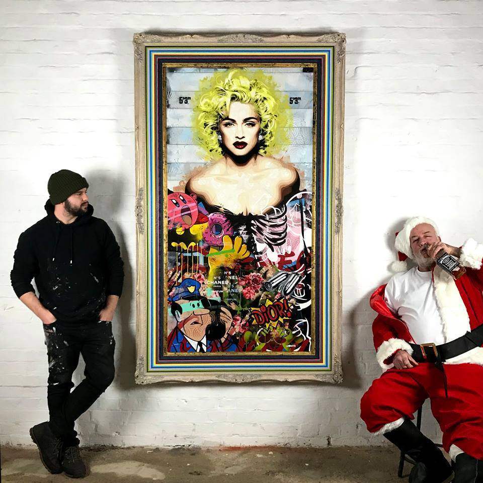 Strike Opposed - Original - SOLD by artist Lhouette - Wyecliffe Galleries