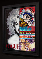 Strike Opposed Red - Original - SOLD by artist Lhouette - Wyecliffe Galleries