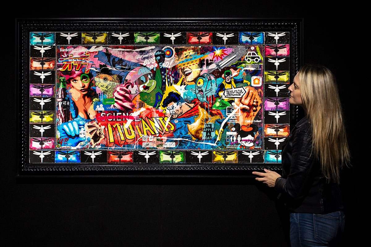 Swarm - Edition by artist Lhouette - Wyecliffe Galleries